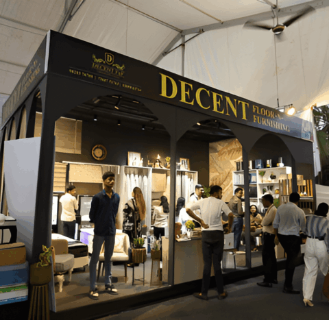 Brand pavilion on the exhibition floor